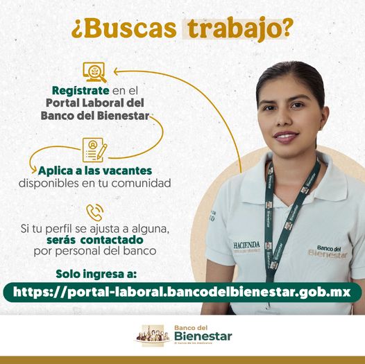 Oportunidades laborales en el Banco del Bienestar