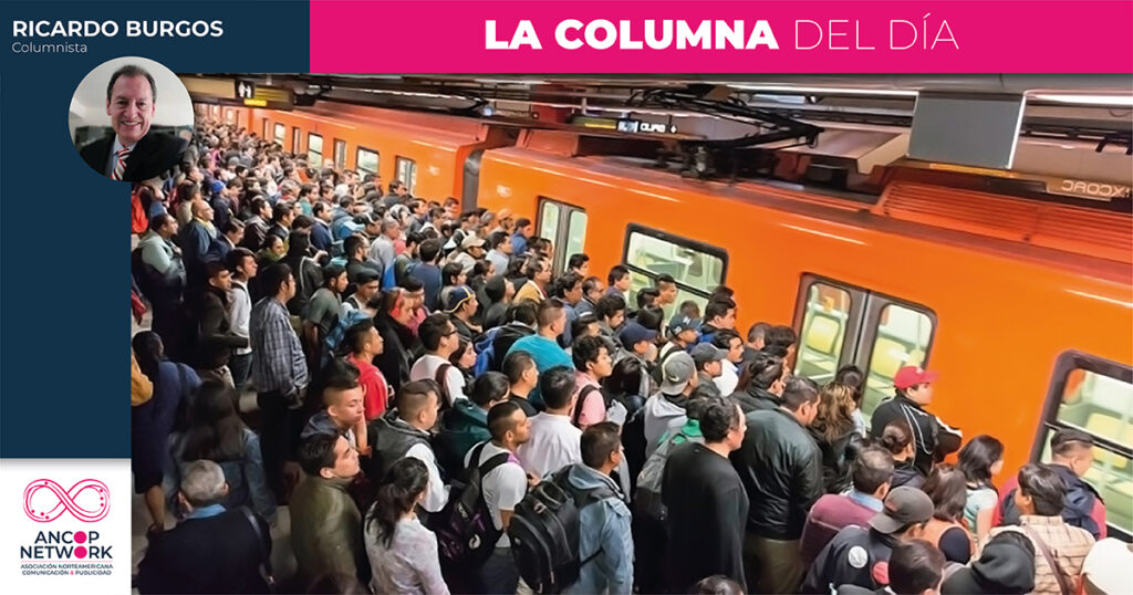 El metro, sobresaturado y mal cuidado