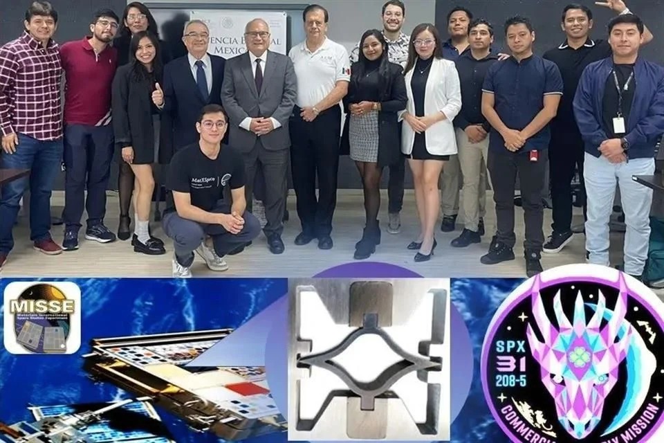 Jóvenes mexicanos lanzarán experimento a la Estación Espacial Internacional con SpaceX