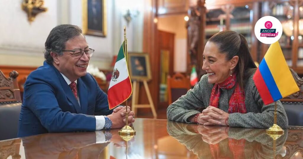 Sheinbaum y Petro destacan la unidad de América Latina en encuentro en Palacio Nacional 