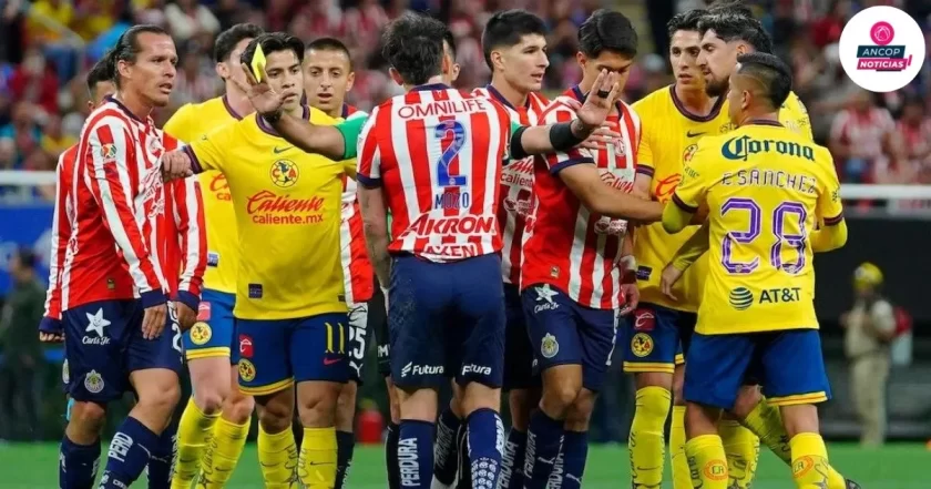 Partido de vuelta del Clásico Nacional entre América y Chivas