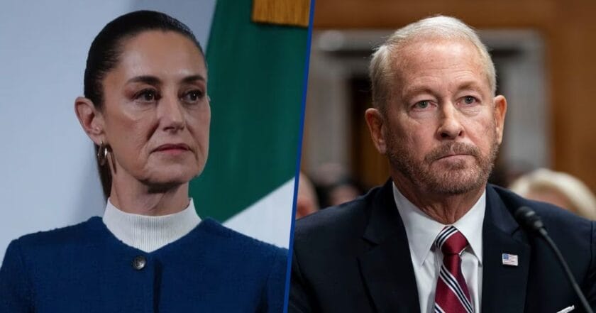 Sheinbaum pide respeto y Johnson