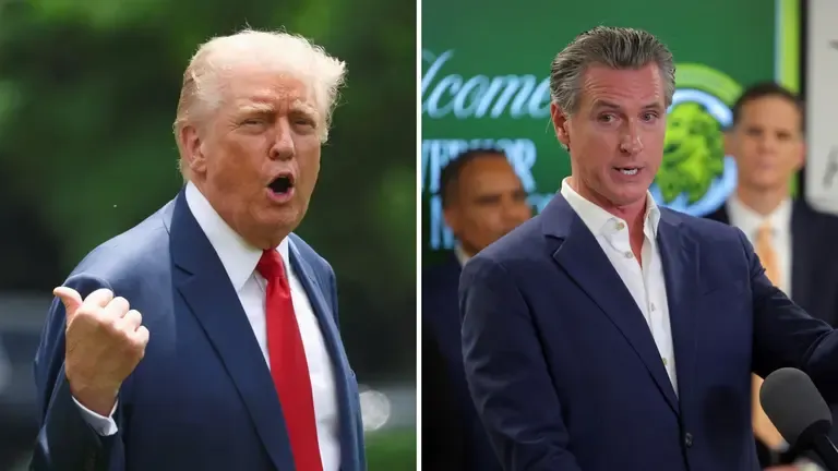 El gobernador de California se enfrenta a Donald Trump