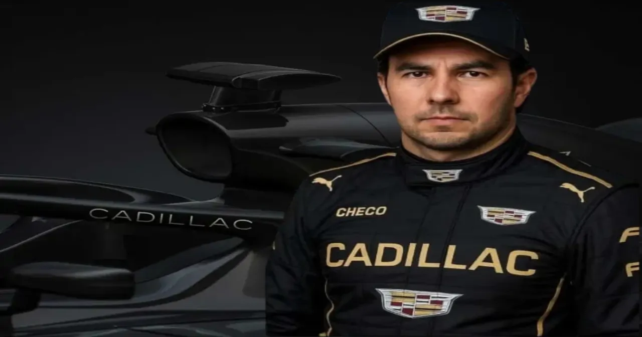 Checo Pérez cadillac